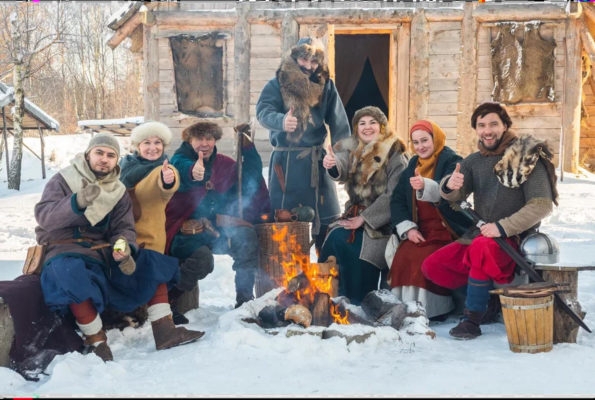 Главное изображение экскурсии - Йоль на Каупе (праздничная экскурсия в Деревню викингов Кауп)
