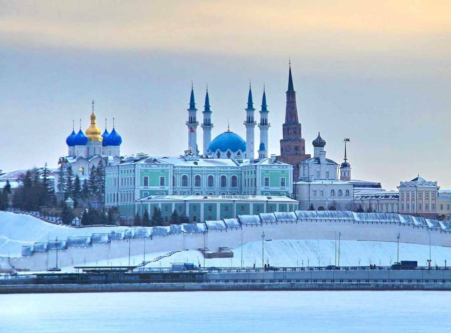 Главное изображение экскурсии - Зимняя групповая прогулка на воздушной подушке по Казанке
