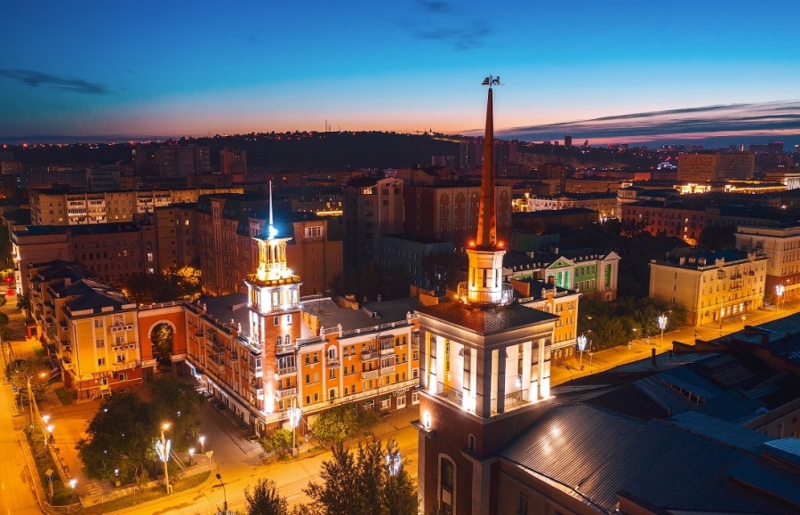 Главное изображение экскурсии - Красноярск в ночи