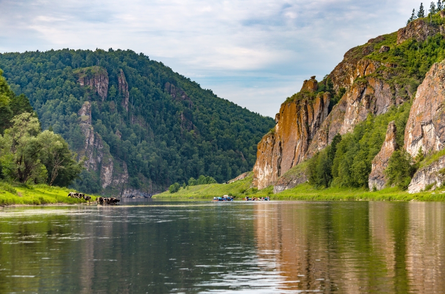 Главное изображение экскурсии - Сплав по реке Ай (п.Межевой - с.Лаклы)