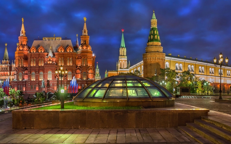 Главное изображение экскурсии - Вечерняя обзорная экскурсия в Москве с поездкой по канатной дороге (сборная)